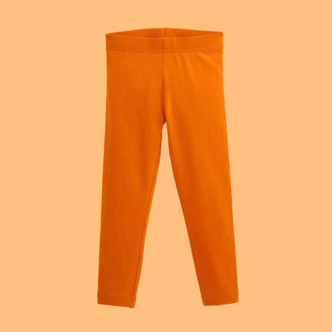 ScandiBugs Own Label Organic Leggings Tangelo Orange