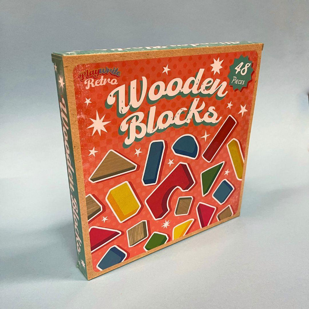 Retro Wooden Building Blocks