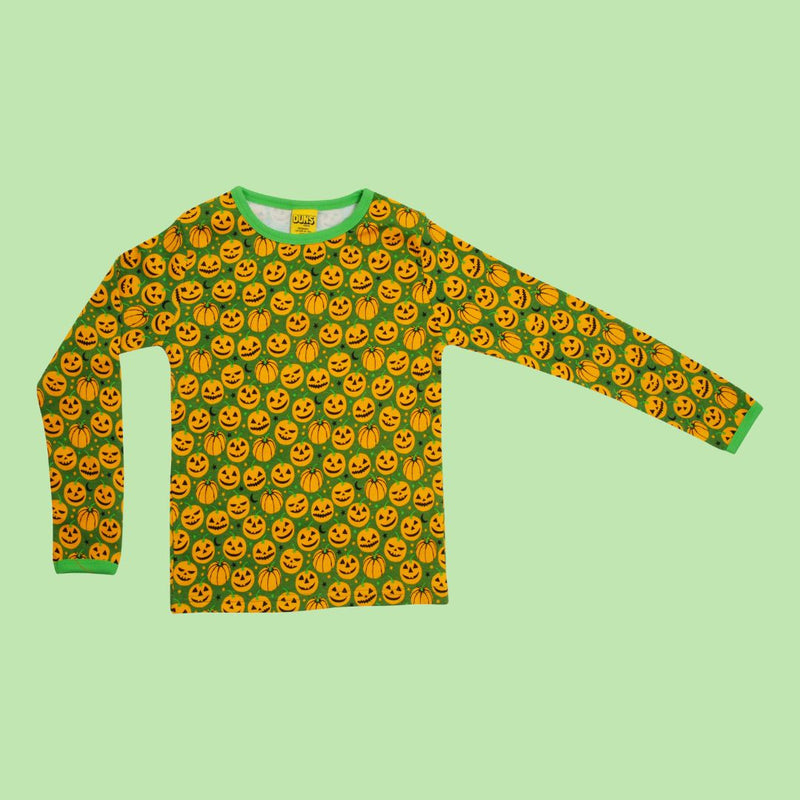 DUNS Pumpkin Dark Green - Long Sleeve Top