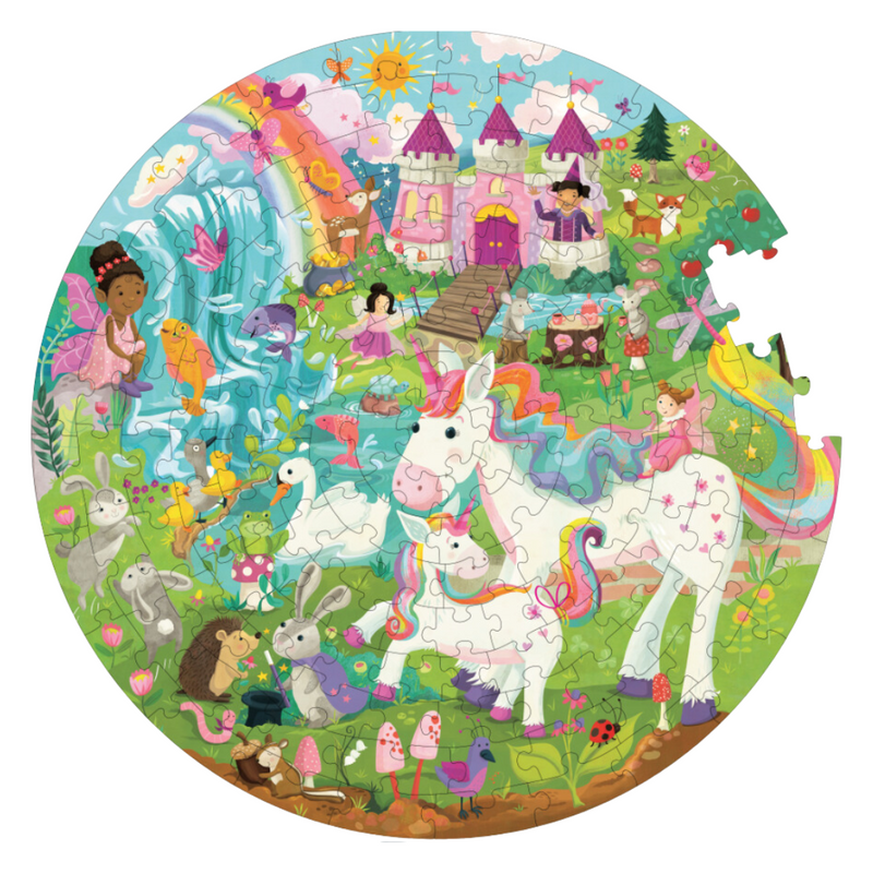 Boppi 150 Piece Round Jigsaw Puzzle - Unicorn