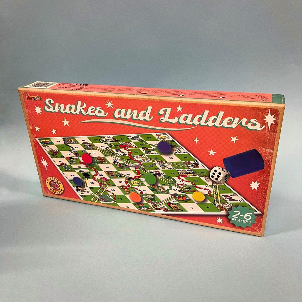 Retro Snakes and Ladders Game