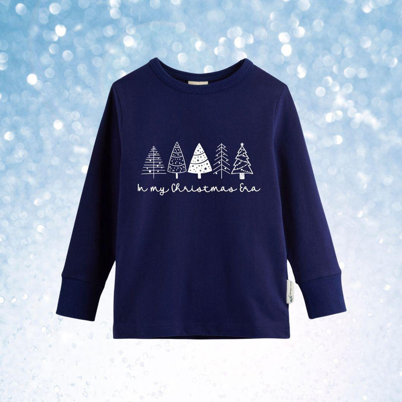 In My Christmas Era (Navy) - Limited Edition Organic Christmas Top