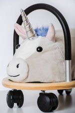 Wheely Bug Plush Unicorn Ride On Toy