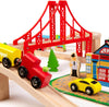 Boppi Large Wooden Toy Train Set - 150 Pieces