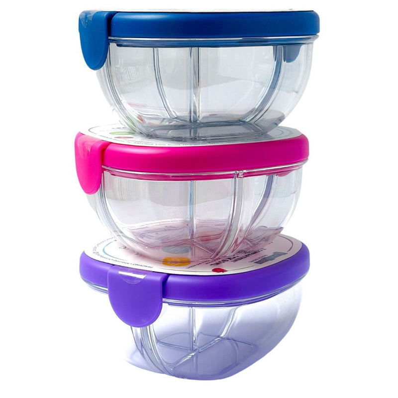 Yumbox Leakproof Snack Bowl - 3 Compartment