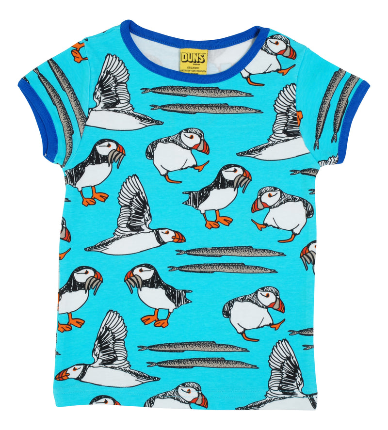 DUNS Puffin - Blue Atoll -  Short Sleeve Top - 122 | 6-7y ***LAST ONE***