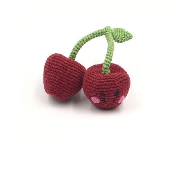 Pebble Friendly Fruit Rattle - Cherries