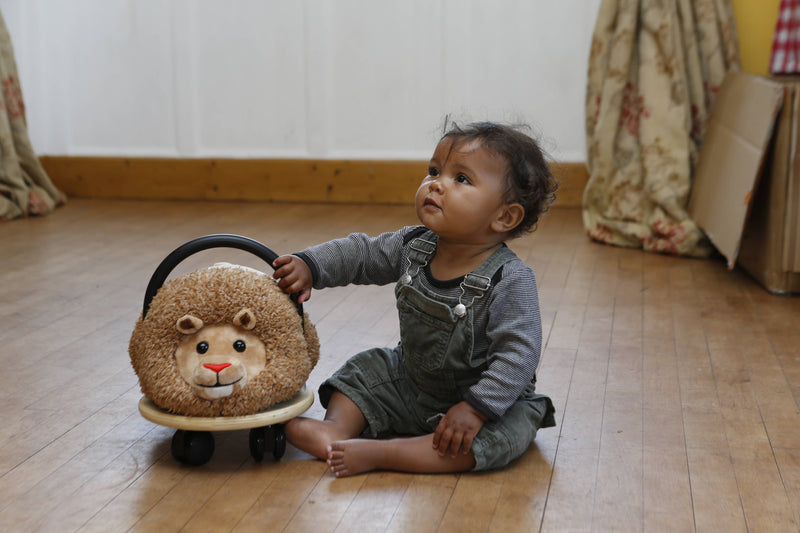 Wheely Bug Plush Lion Ride On Toy