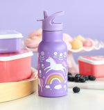 A Lovely Little Company - Kids Stainless Steel Drink / Water Bottle: Unicorn dreams