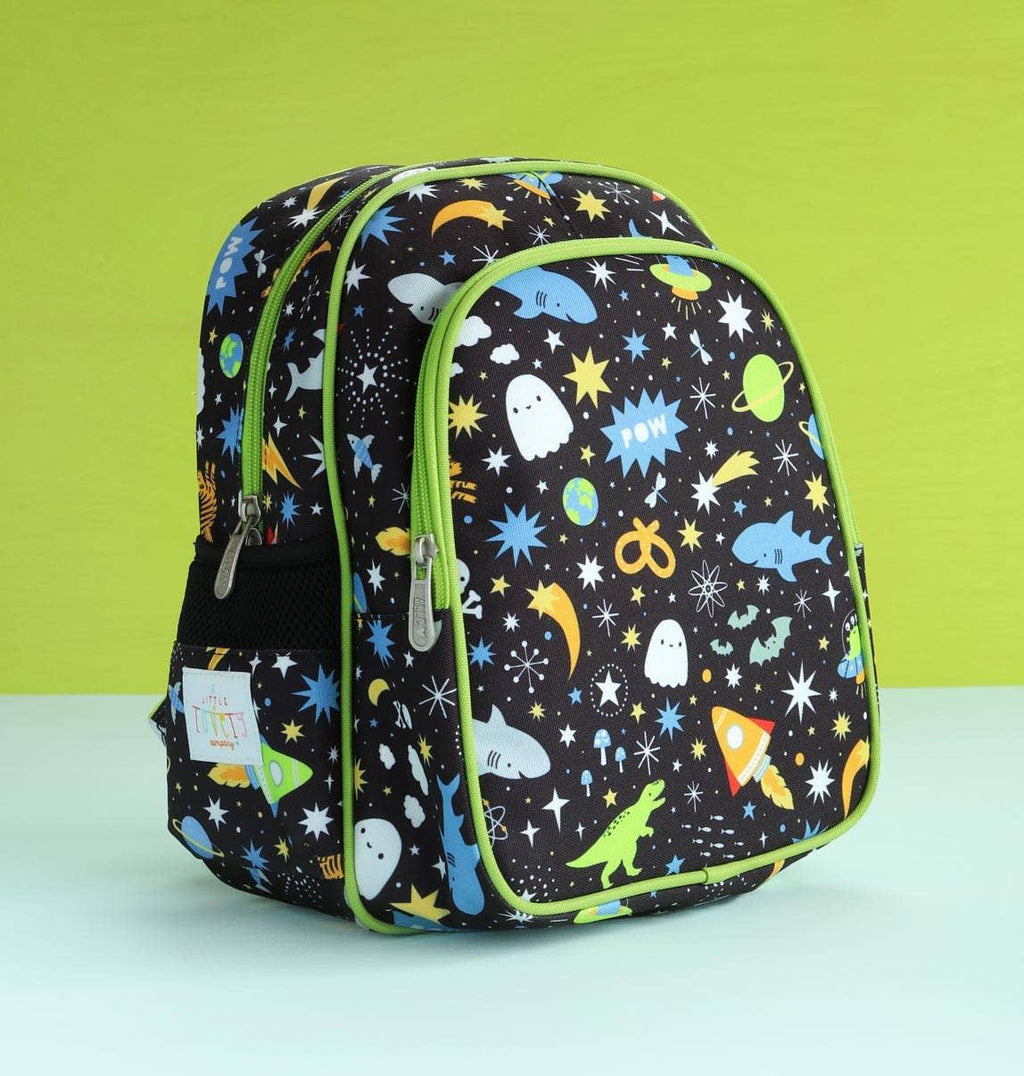 A Little Lovely Company - Backpack with insulated pocket: Galaxy