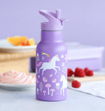 A Lovely Little Company - Kids Stainless Steel Drink / Water Bottle: Unicorn dreams