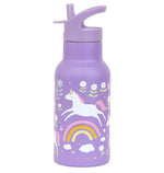 A Lovely Little Company - Kids Stainless Steel Drink / Water Bottle: Unicorn dreams