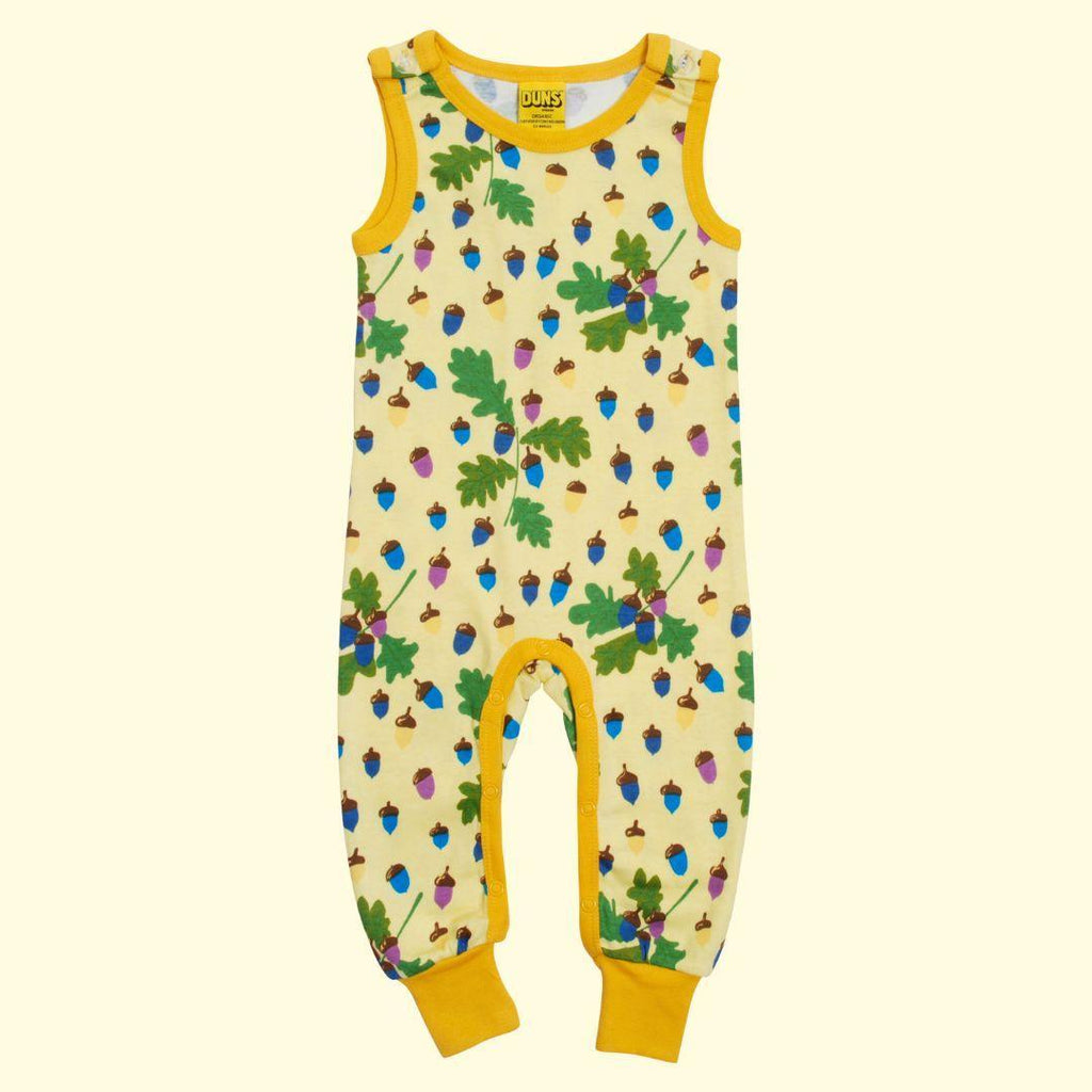 DUNS Acorns Yellow - Dungarees - ScandiBugs