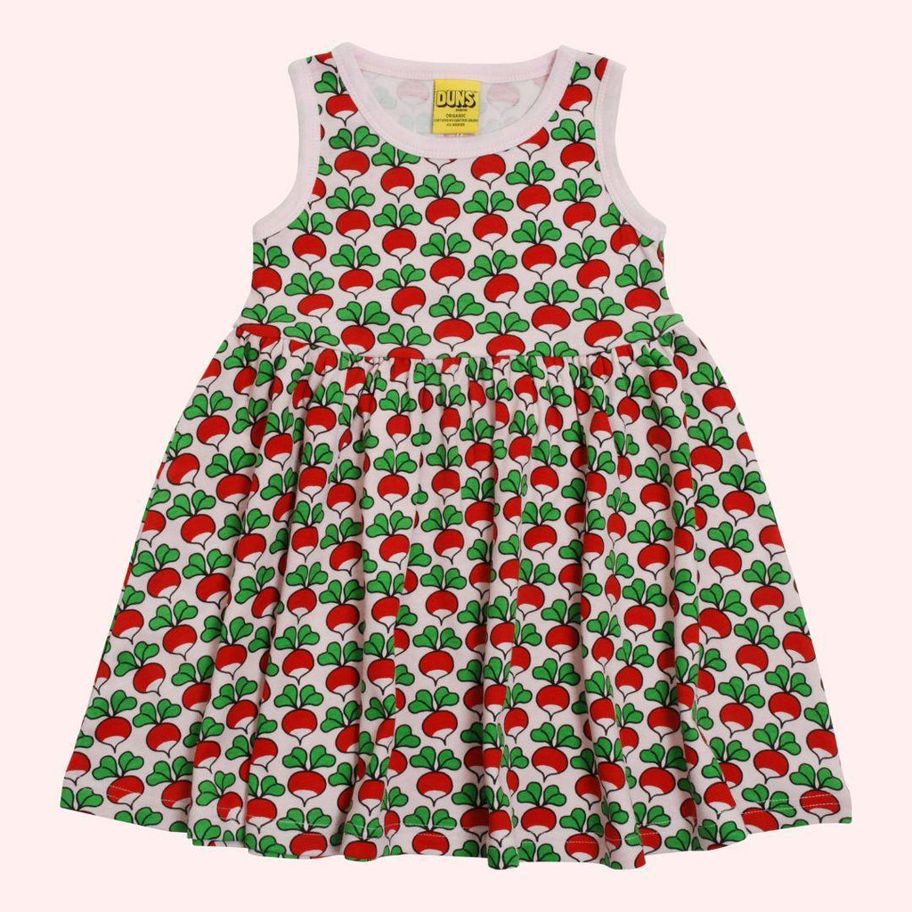 DUNS Radish Orchid Pink - Sleeveless Gather Twirly Dress - ScandiBugs