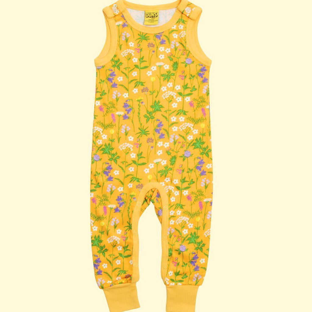 DUNS Wild Flower Orange - Dungarees - ScandiBugs