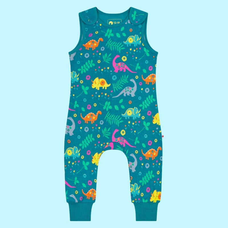 Piccalilly Dungarees - Dinosaur - ScandiBugs