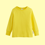 ScandiBugs Own Label Organic Long Sleeve Top - Sunshine Yellow - ScandiBugs