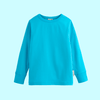 ScandiBugs Own Label Organic Long Sleeve Top - Tempting Turquoise - ScandiBugs