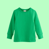 ScandiBugs Own Label Organic Long Sleeve Top - Tropical Green - ScandiBugs