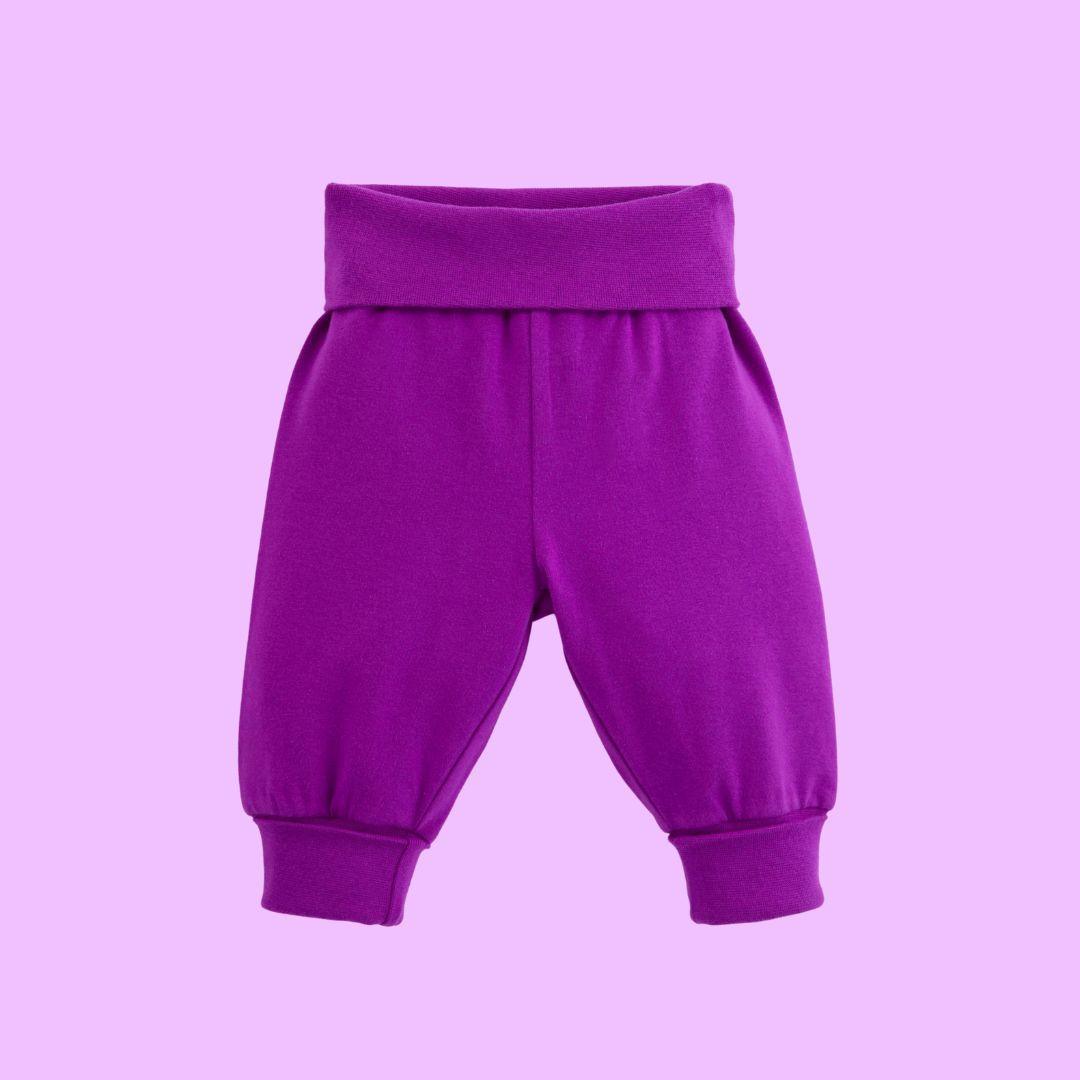 ScandiBugs Own Label Organic Yoga Pants - Perfectly Purple