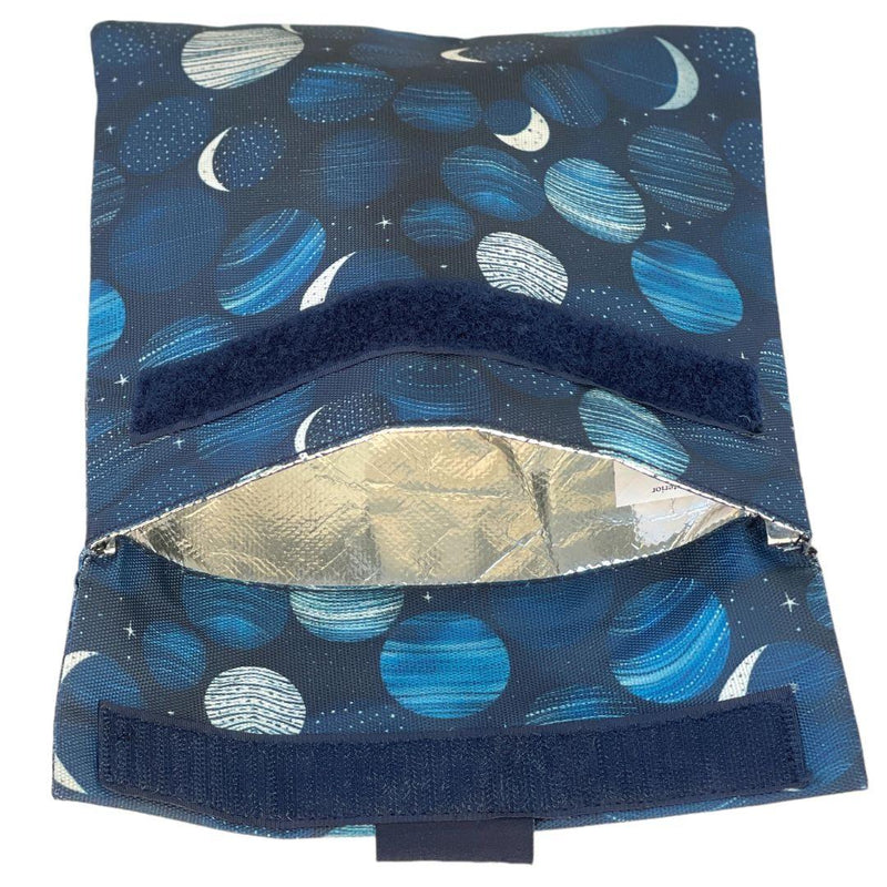 Yumbox Reusable Sandwich Bag - Set of 2 - Navy & Lunar Phases - ScandiBugs