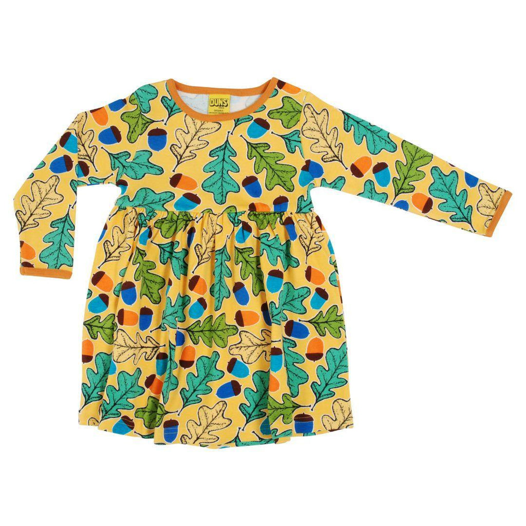 DUNS Acorns - Long Sleeve Gather Twirly Dress - ScandiBugs