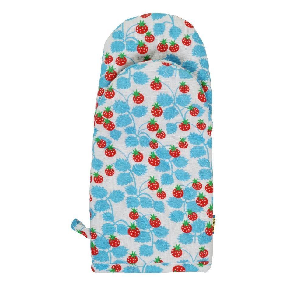 DUNS Oven Glove / Mitt - Wild Strawberries Blue Grotto : ScandiBugs