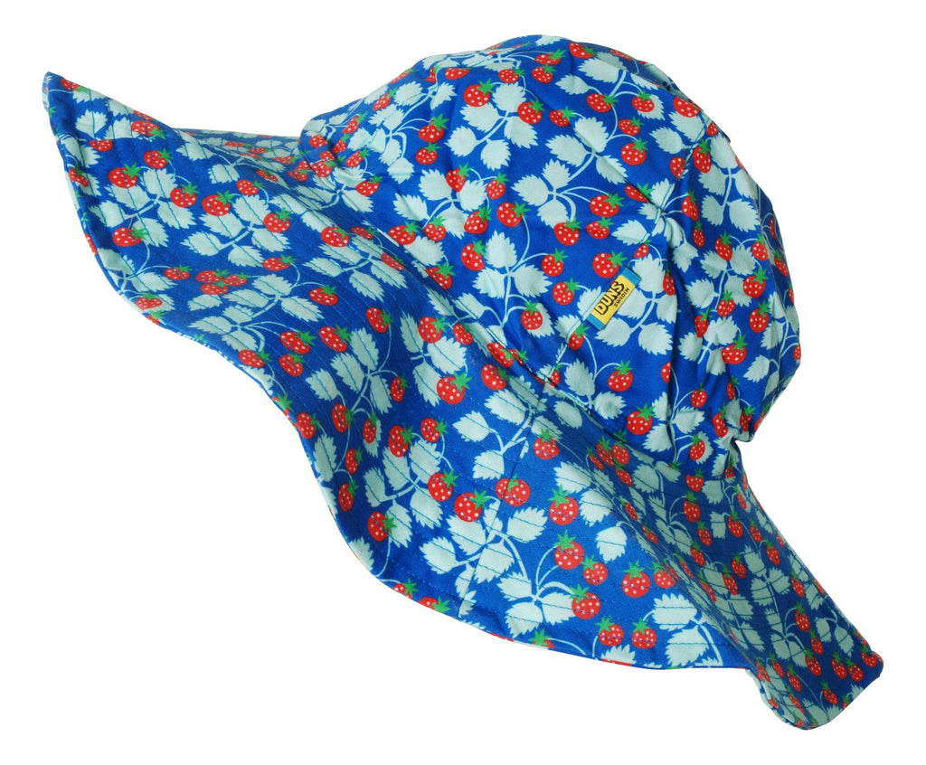 DUNS Wild Strawberries - Blue - Sun Hat (sunhat) : ScandiBugs