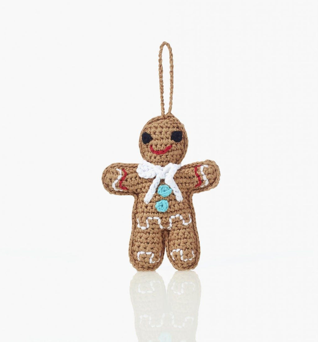 Pebble Christmas Decoration - Gingerbread Man : ScandiBugs