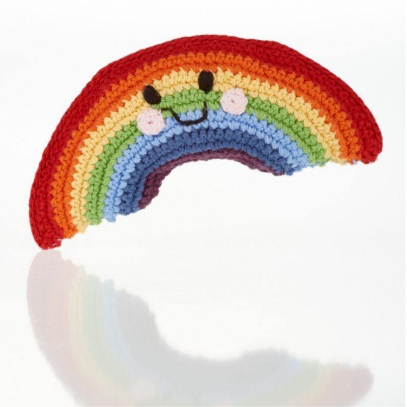 Pebble Friendly Rainbow Rattle : ScandiBugs