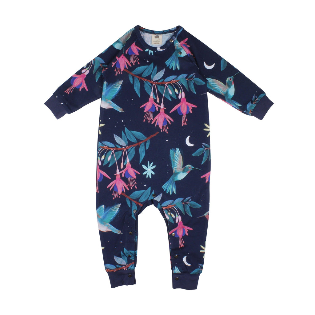 Walkiddy Hummingbirds Rompersuit (Long Sleeve & Full Length) : ScandiBugs